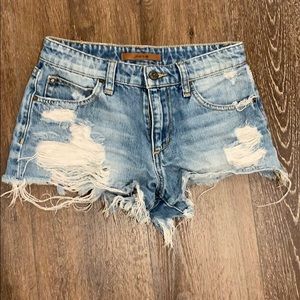 Joes Jeans - Distressed Jean Shorts